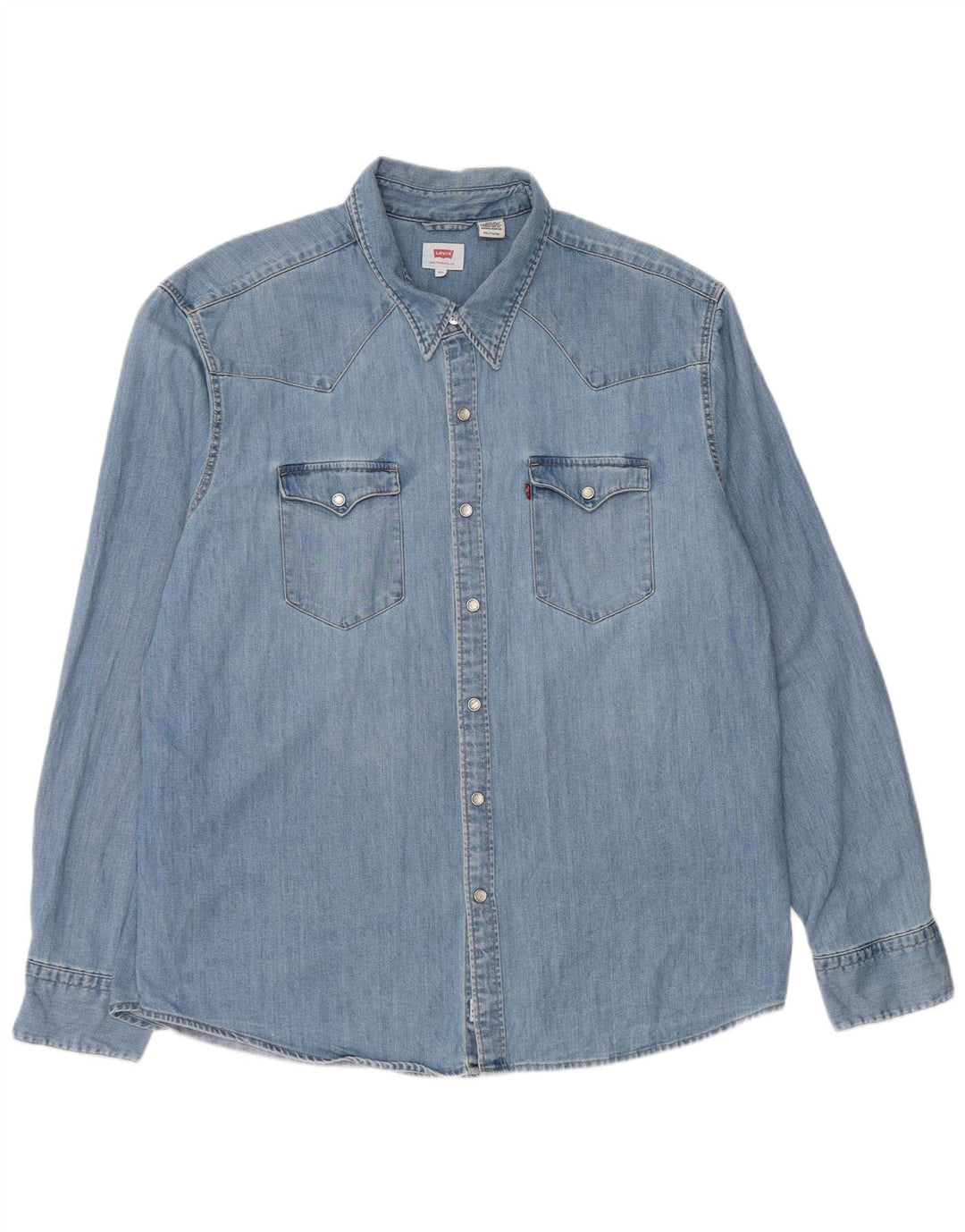 Levi's Camisa vaquera para hombre 2XL Algodón azul