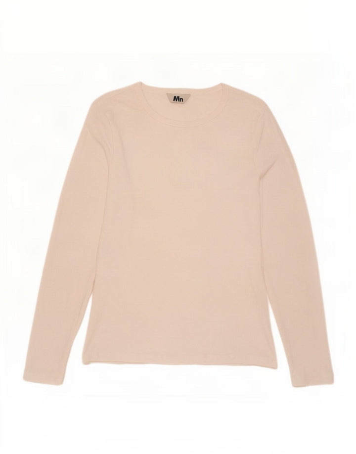 Marks & Spencer Camiseta de manga larga para mujer UK 46 Grande Algodón blanco