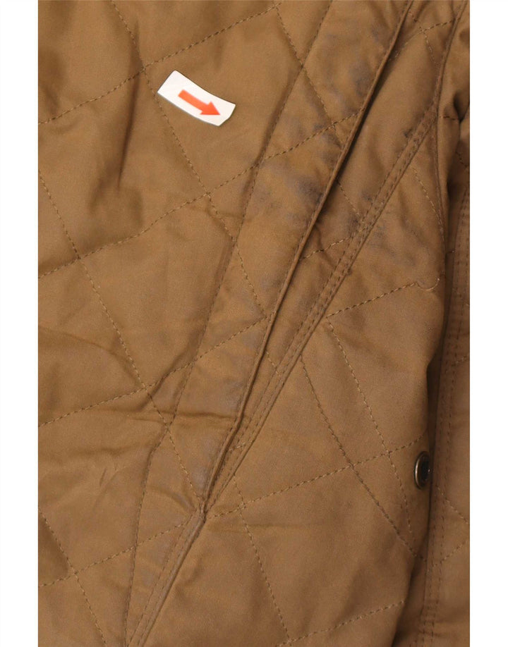 Massimo Dutti Chaqueta utilitaria para hombre UK 40 Large Nylon marrón