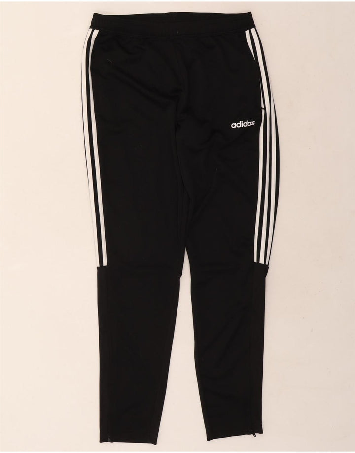Adidas Mens Climalite Chándal Pantalones Grande Negro Poliéster