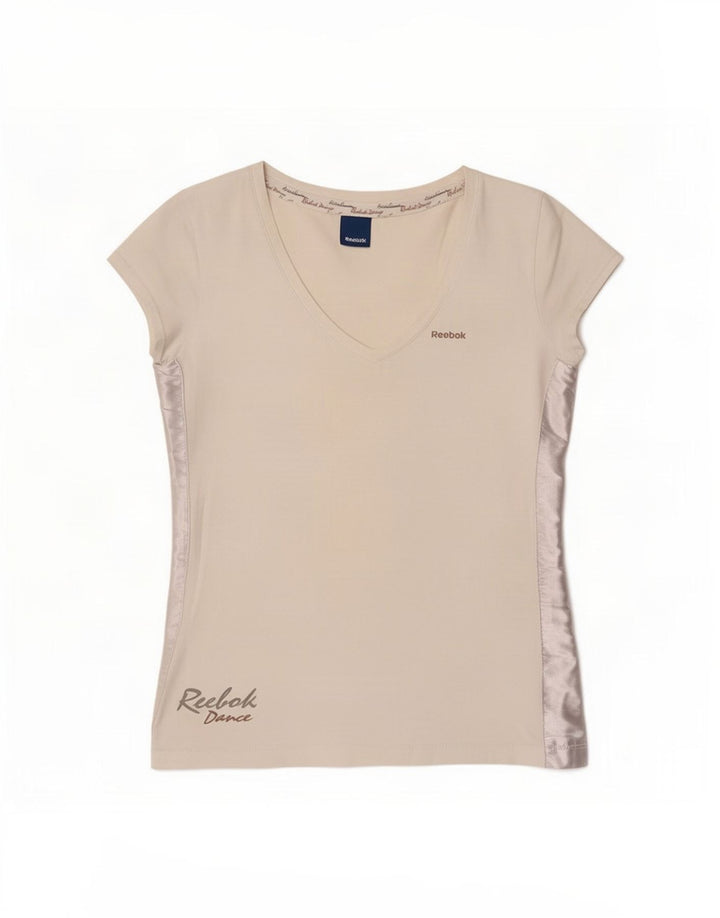 Reebok Camiseta gráfica para mujer Top IT 44 Medium White