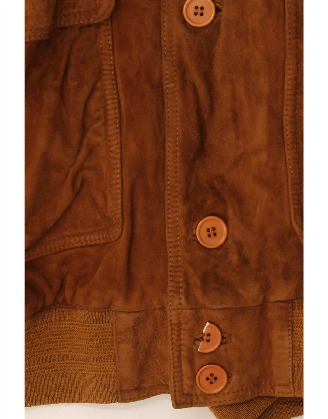 Vintage hombres ante bomber chaqueta IT 50 marrón grande
