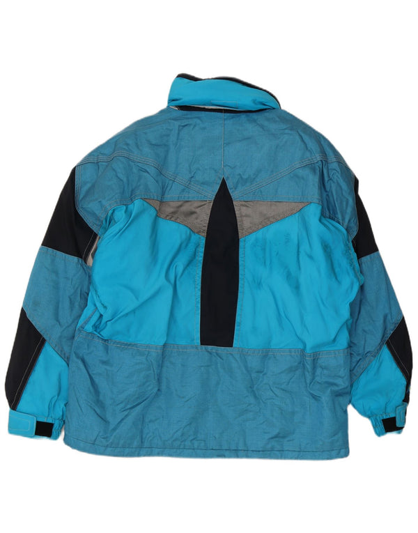 Colmar Hombre Chaqueta De Esquí Holgada Con Capucha IT 50 Medium Blue Colourblock