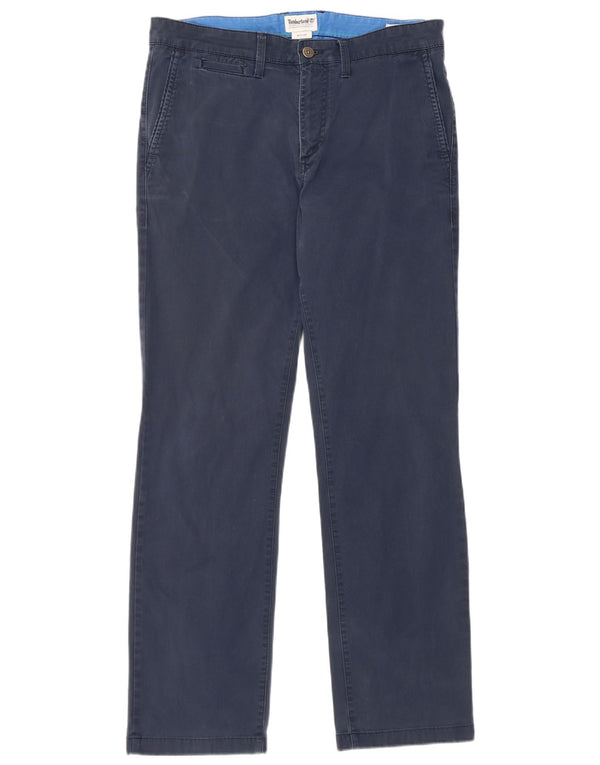 Timberland Pantalón chino recto para hombre W31 L30 Azul marino