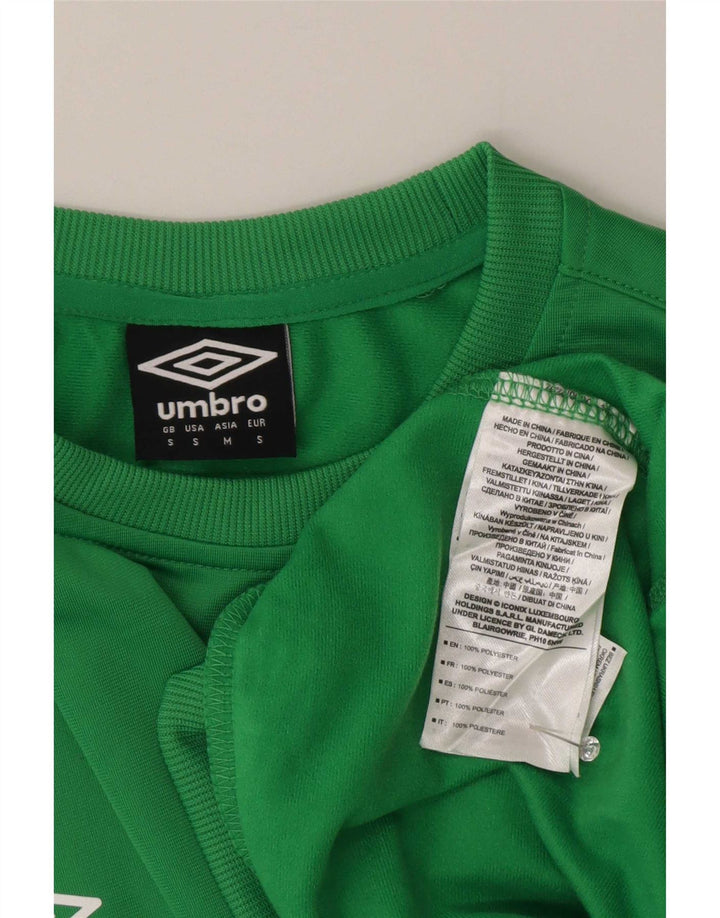 Umbro Hombre Sudadera Jumper Small Verde Poliéster