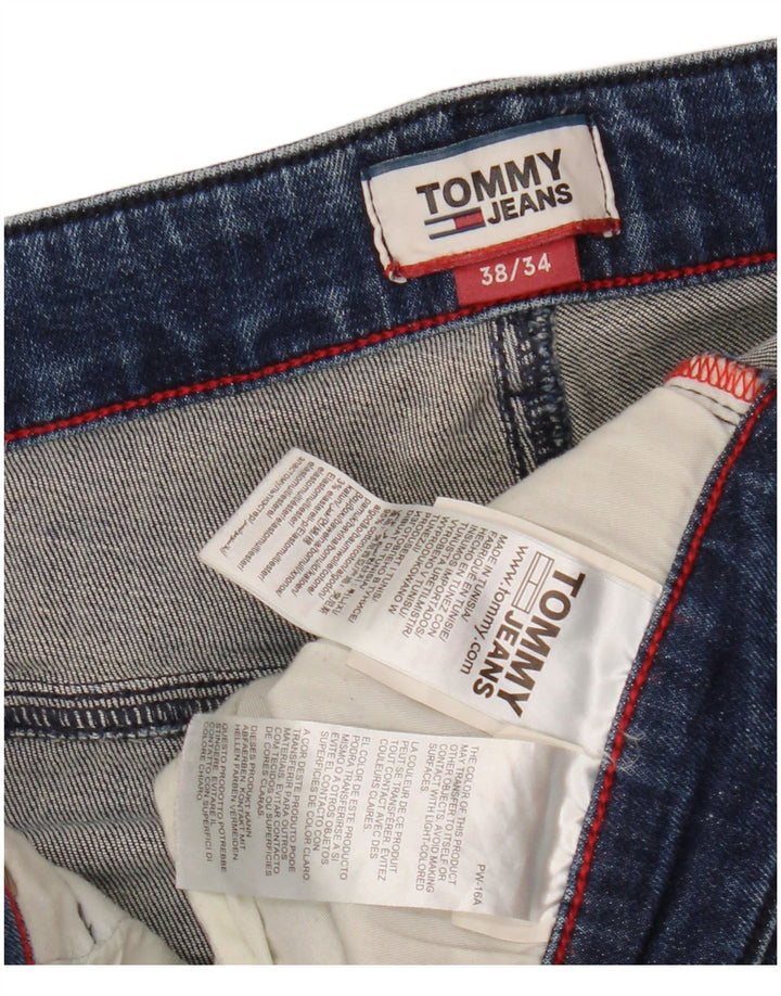 TOMMY HILFIGER Vaqueros ajustados para hombre W38 L34 Algodón azul