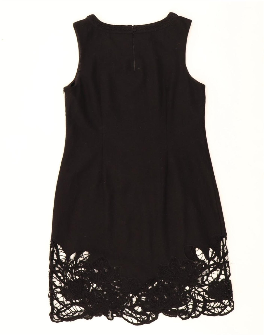 MONSOON Womens Sleeveless Sheath Dress UK 14 Medium Black Vintage Monsoon and Second-Hand Monsoon from Messina Hembry 