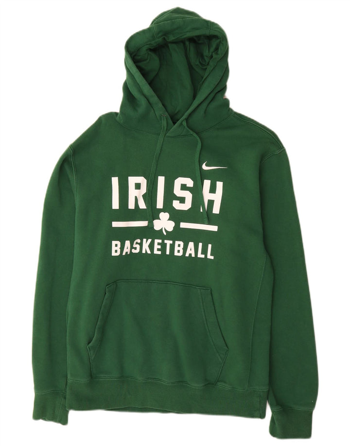Nike Hombre Sudadera Con Capucha Gráfica Jersey De Algodón Verde Medio