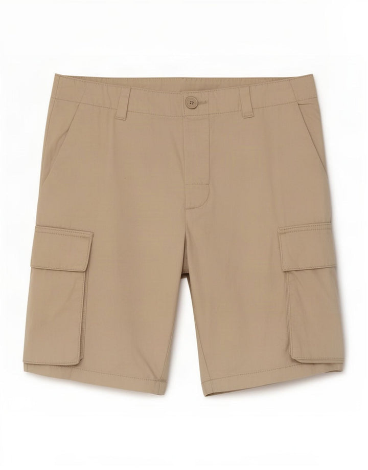 French Connection Pantalones Cortos Cargo para Hombre Pequeños W29 Algodón Beige