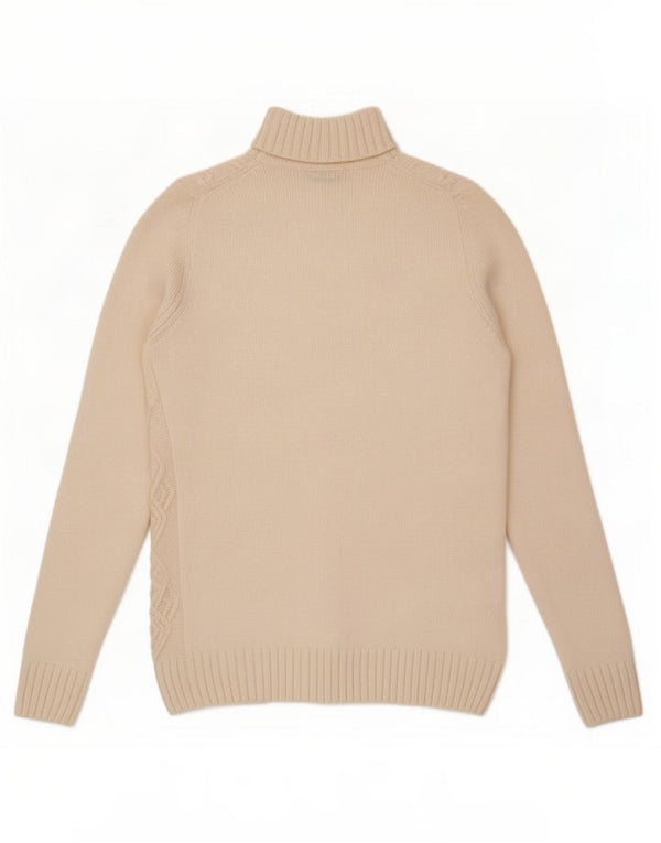 Navigare Jersey con Cuello Redondo para Hombre de Lana Blanca Mediana