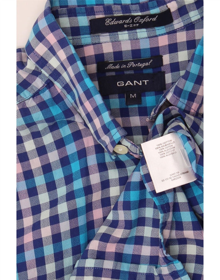 Camisa Gant E-Z Fit De Algodón A Cuadros En Azul Medio