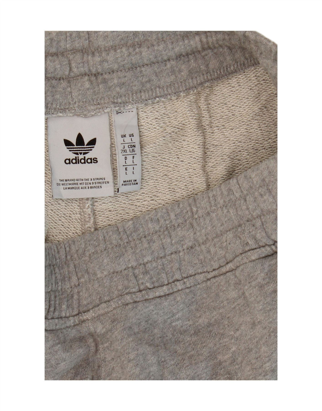Adidas Mens Cargo Sport Shorts Grande Gris Algodón
