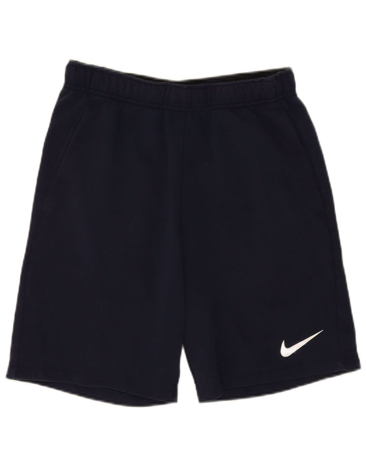 Nike Dri Fit - Pantalones cortos deportivos para hombre (algodón), color azul marino