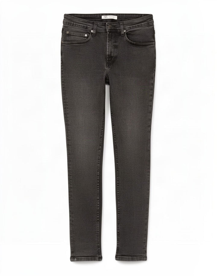 Zara Mens Slim Jeans EU 38 Small W30 L30 Gris