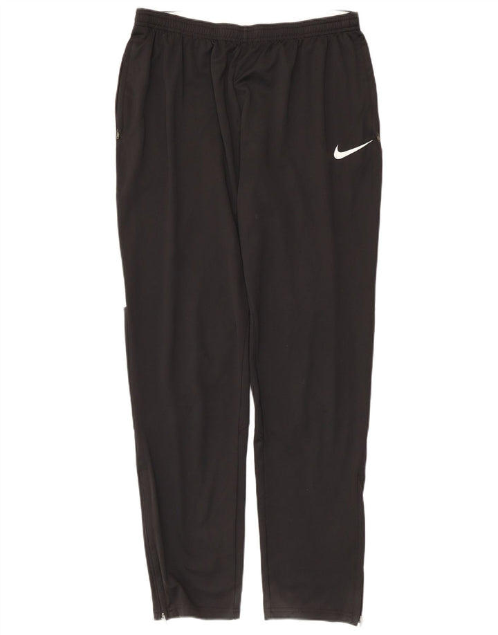 Nike - Pantalones de chándal Dri Fit para hombre, tamaño grande, color negro, poliéster