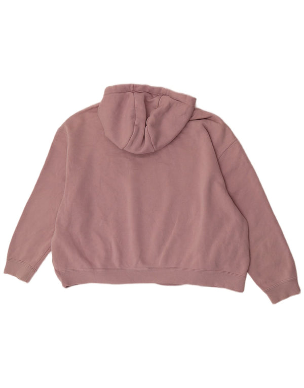 Nike - Sudadera con capucha para mujer, diseño gráfico, talla grande, algodón rosa