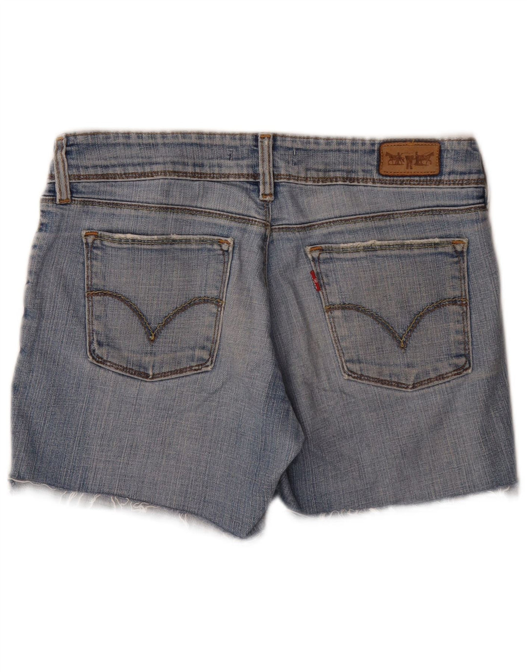 Levi's Mujer 570 Shorts De Mezclilla W32 Grande Algodón Azul