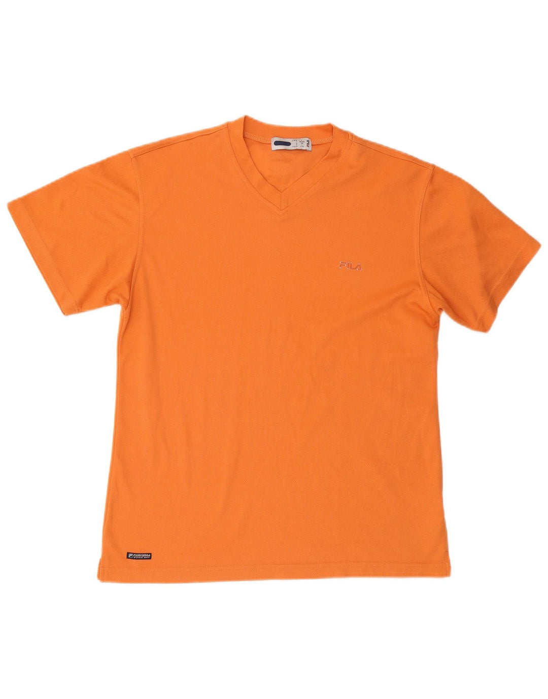FILA Camiseta para mujer Top UK 46 Large Naranja Poliéster