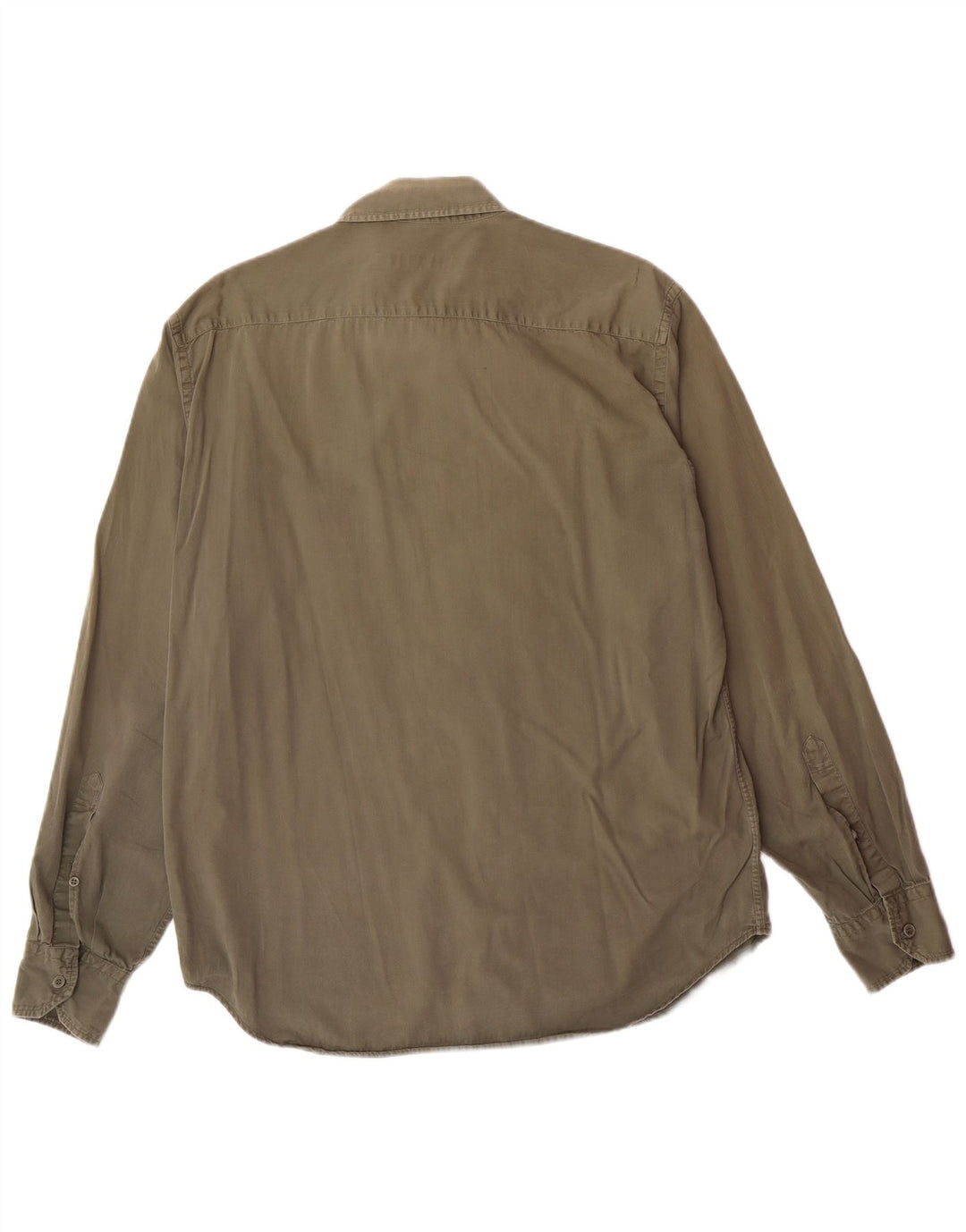 GOOSE & GANDER Camisa Hombre Grande Caqui Algodón