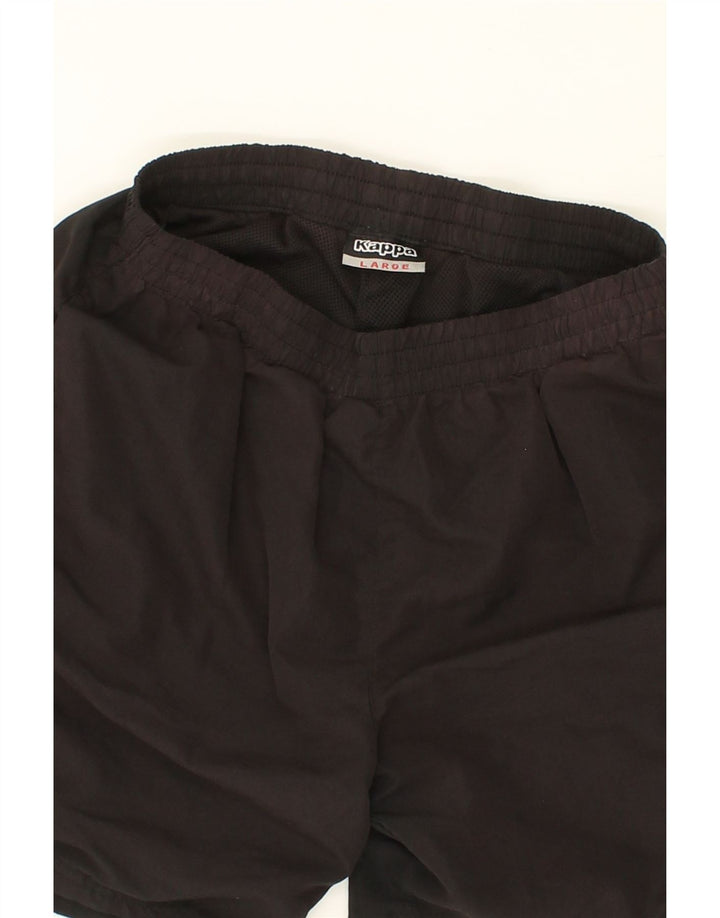 KAPPA Womens Sport Shorts UK 14 Large Black Vintage Kappa and Second-Hand Kappa from Messina Hembry 