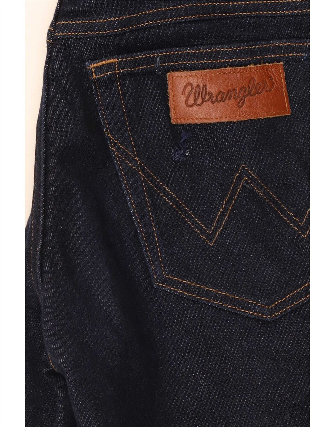 Vaqueros Wrangler Texas Slim Mujer W29 L32 Algodón Azul Marino