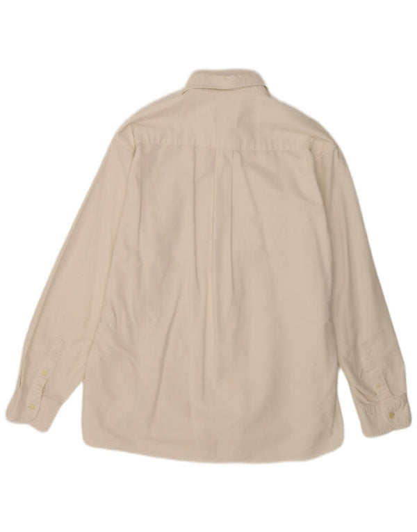 Camisa Rifle Hombre XL Algodón Blanco