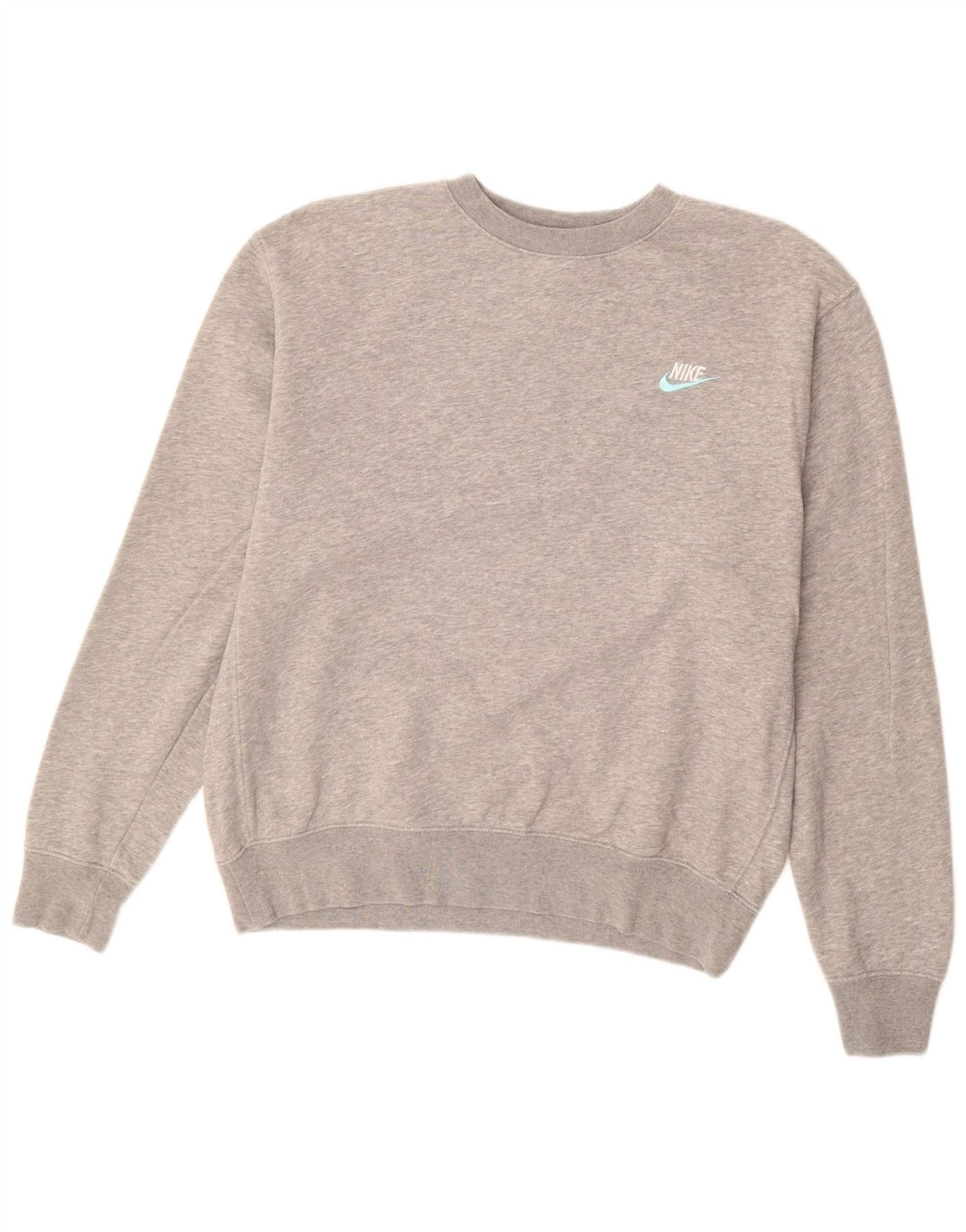 NIKE Sudadera Jumper Gris Medio Algodón Hombre