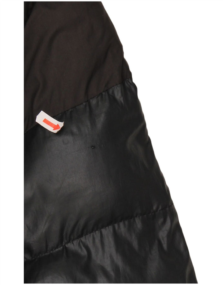 ADIDAS Chaqueta acolchada con capucha para mujer UK 46 Grande Poliéster color negro