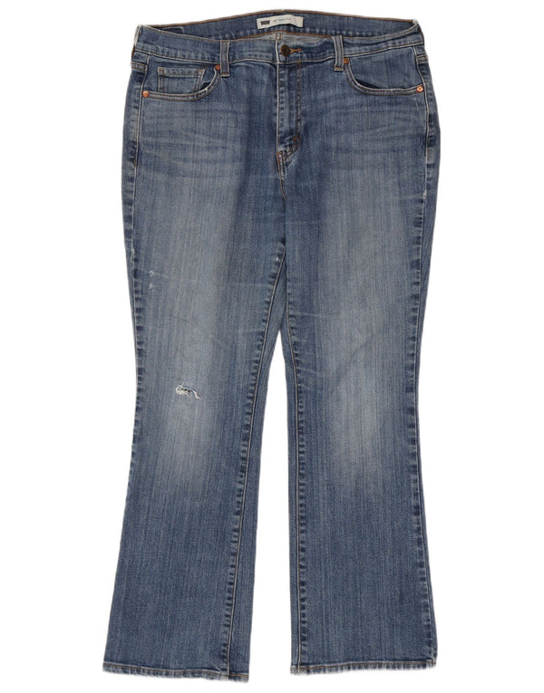 LEVI'S Jeans 515 de cintura alta para mujer US 14 XL W32 L28 Azul