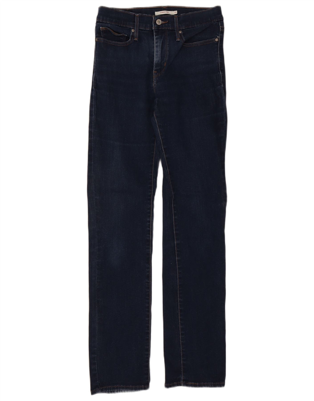 LEVI'S Vaqueros ajustados y ajustados para mujer W28 L31 Azul marino