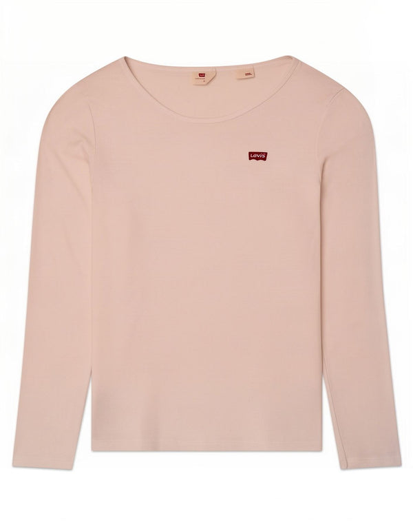 Levi's Top de manga larga para mujer UK 12 Medium White