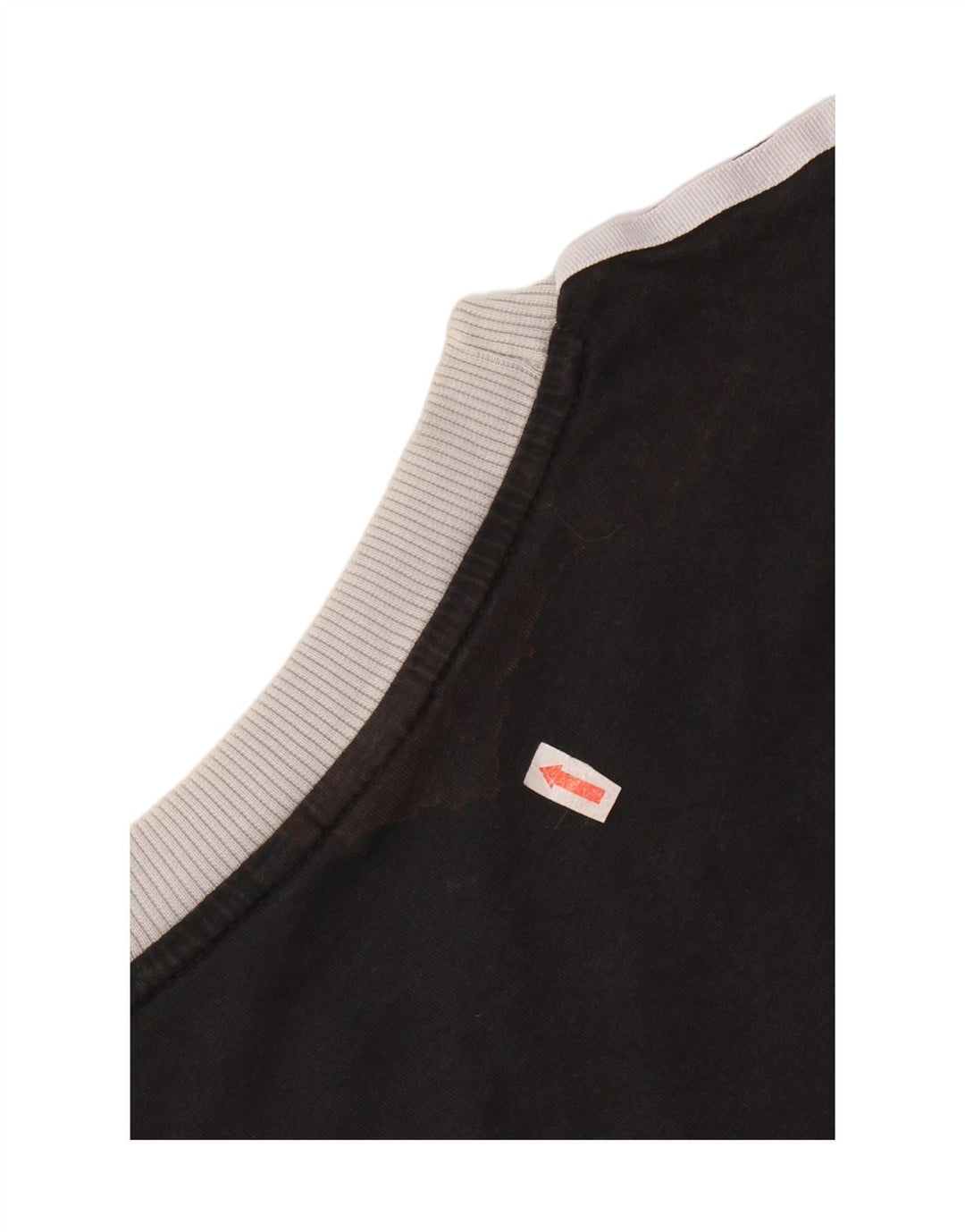 ADIDAS Camiseta para mujer Top UK 12 Mediano Negro Algodón