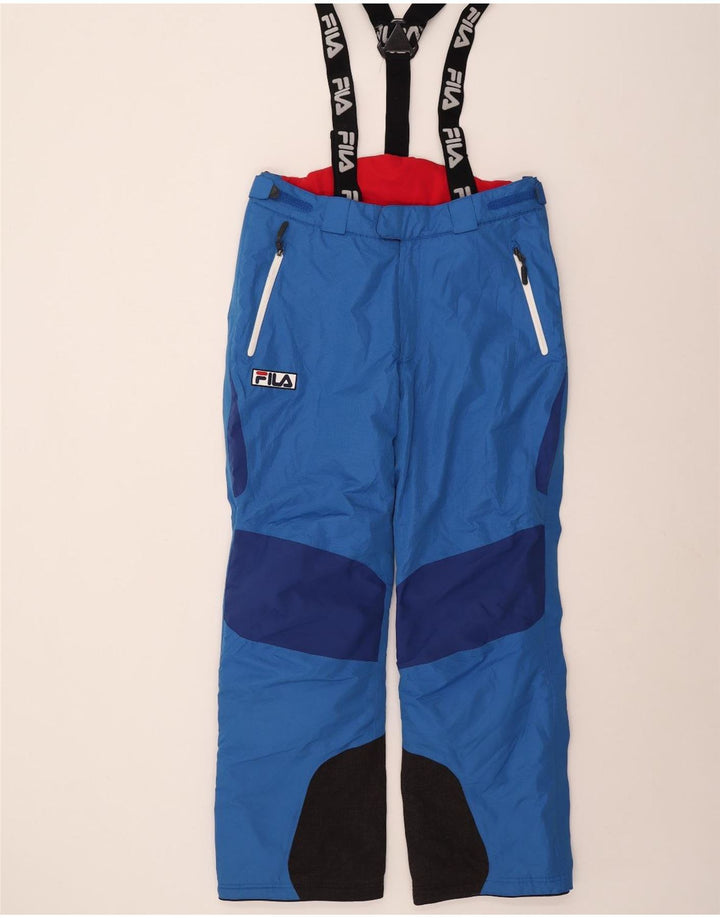 Fila Hombre Graphic Dungarees Pantalones De Esquí Grande Azul Colorblock Poliéster
