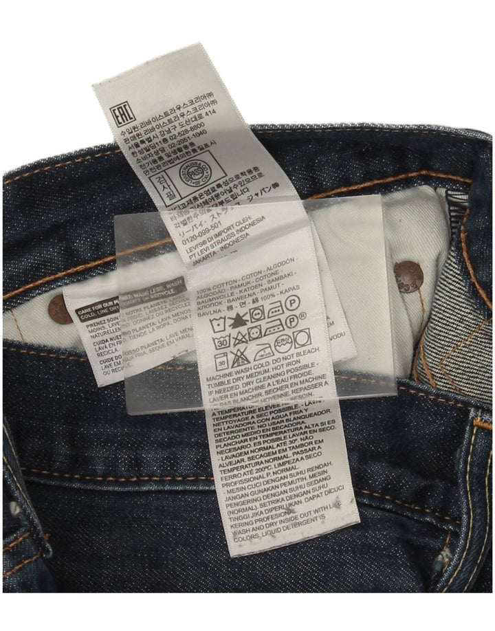 Levi's Hombre 501 Vaqueros Rectos W36 L30 Algodón Azul