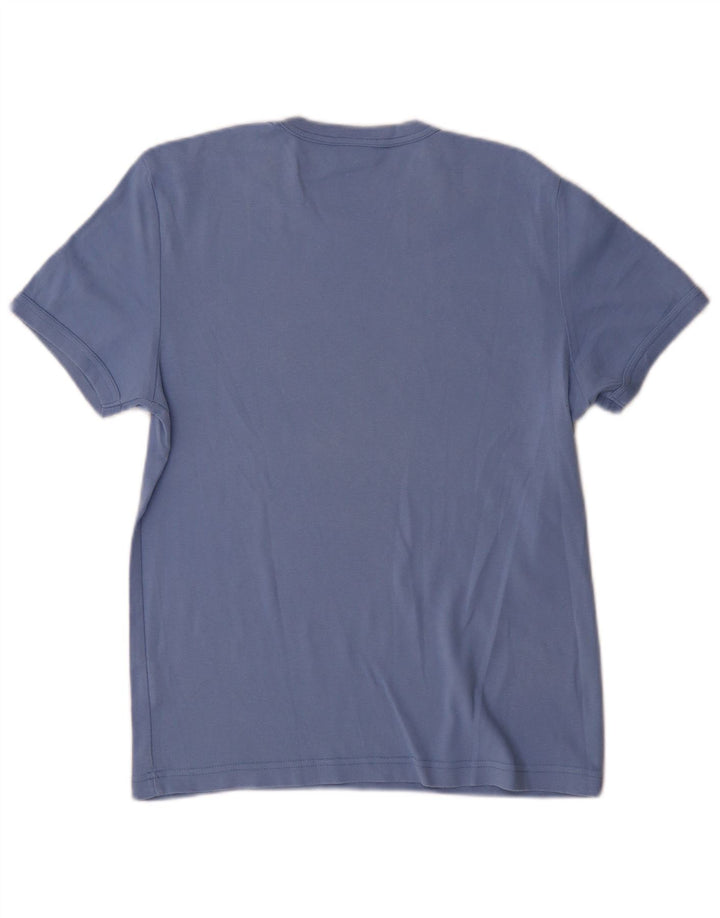 Camiseta Lee Mujer Top Grande Azul Algodón