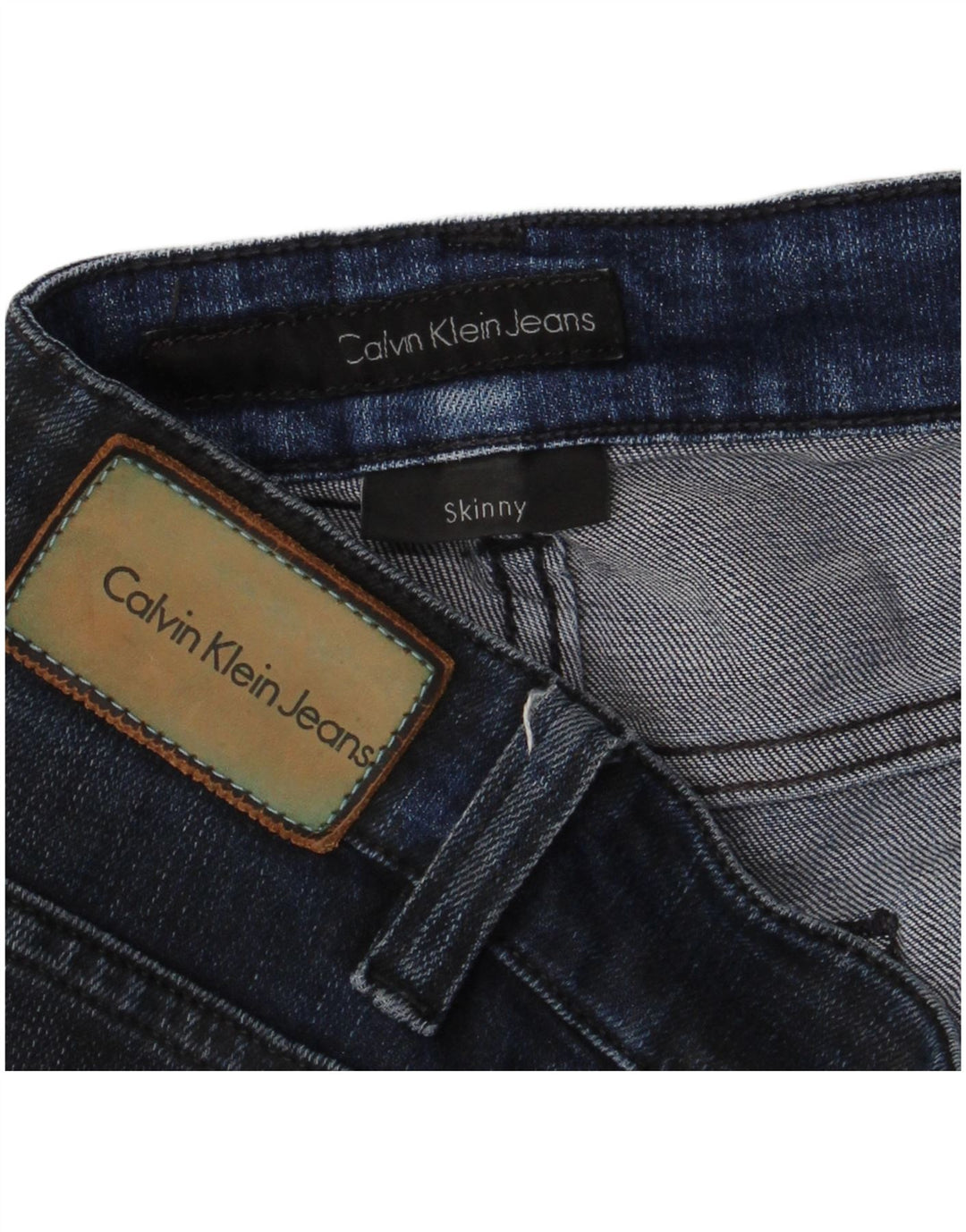 Vaqueros pitillo para mujer CALVIN KLEIN W32 L30 Azul marino