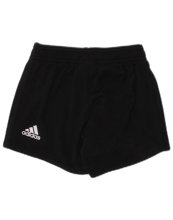 Adidas Pantalones cortos deportivos Manchester United para bebés de 9 a 12 meses, poliéster negro