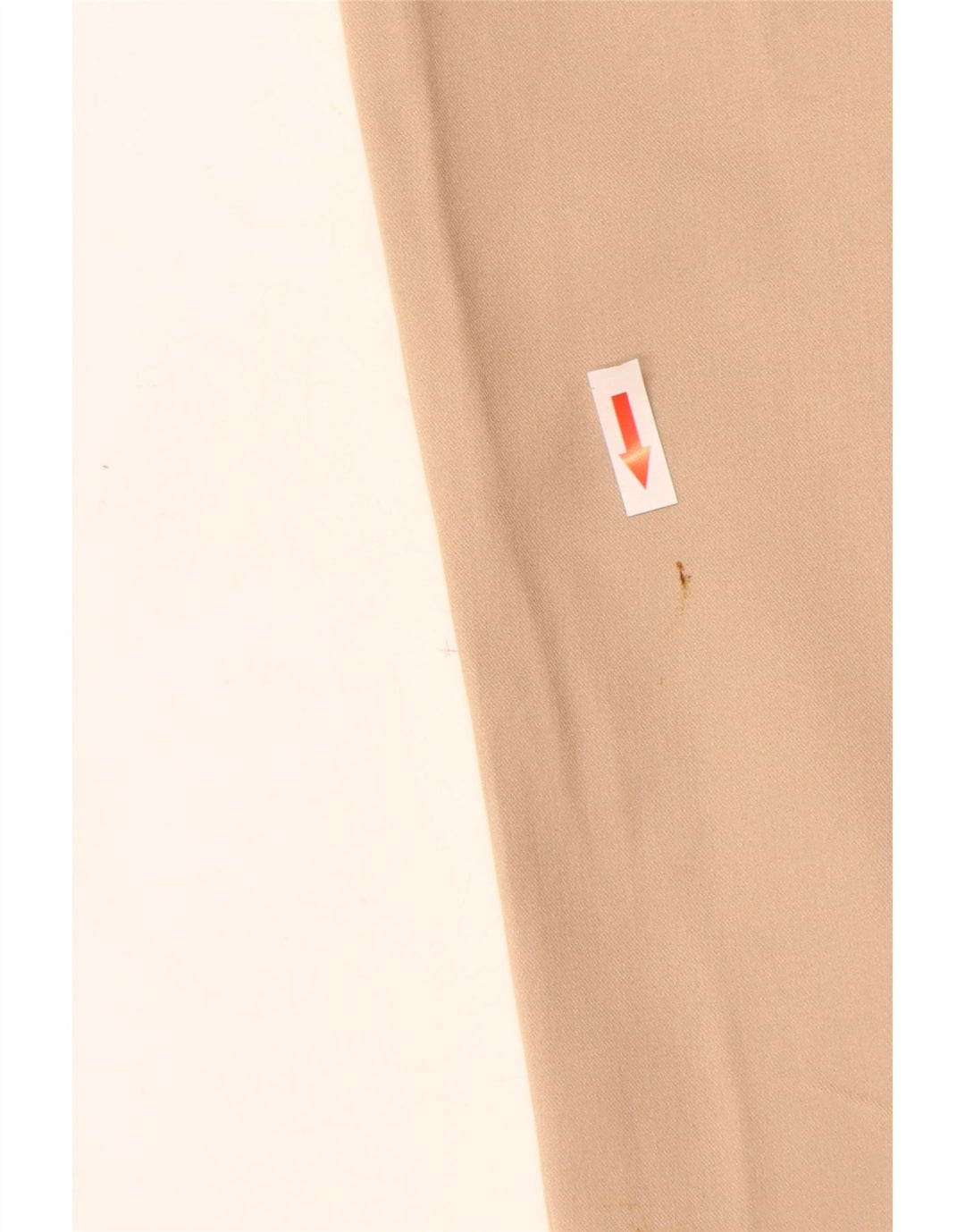 Calvin Klein Pantalones pitillo para mujer pequeños W27 L28 poliéster beige