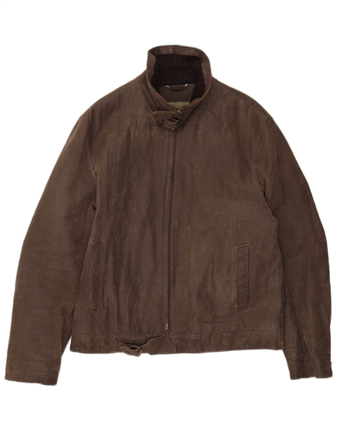 Chaqueta de cuero básica para hombre IT 52 XL Cuero marrón