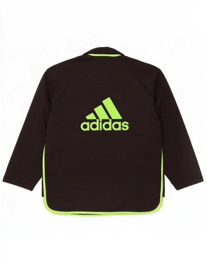 Adidas Mens Graphic Chándal Top Chaqueta Mediano Negro