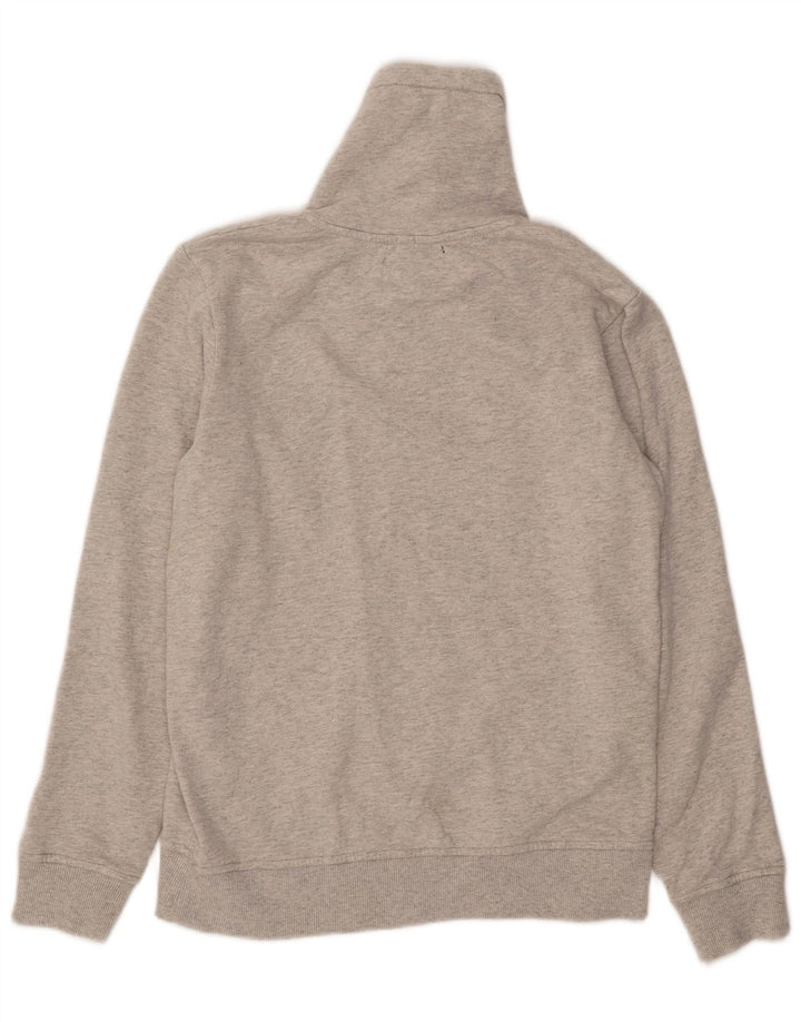 Jack & Jones Hombre Sudadera Con Capucha Gráfica De Algodón Gris Medio