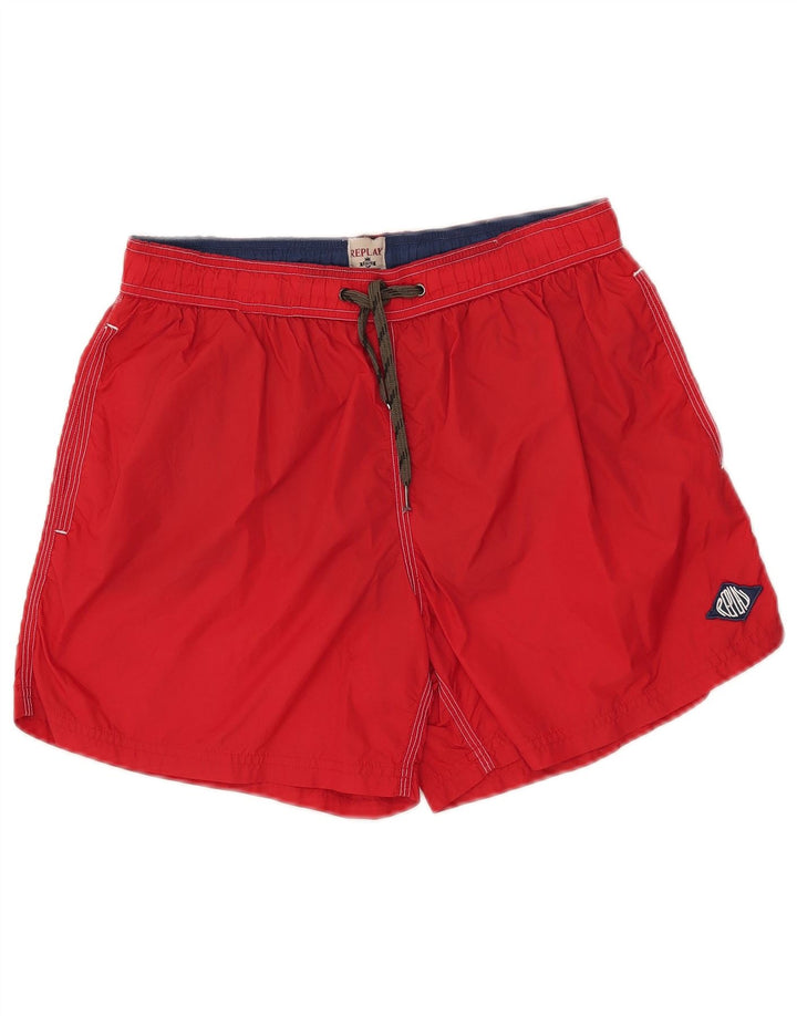 Bañador Replay Hombre Mediano Rojo