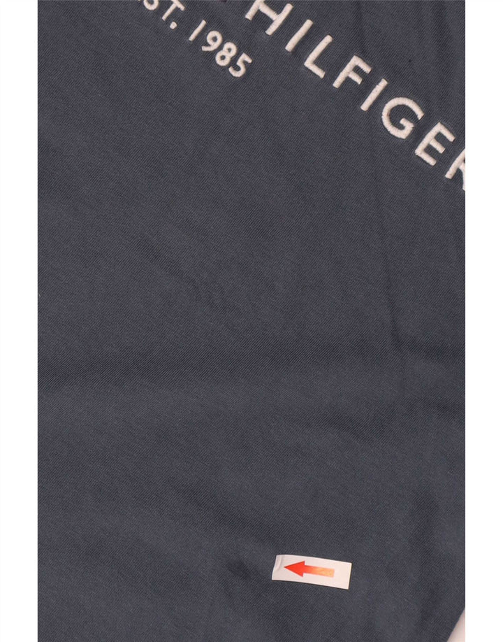 Tommy Hilfiger Camiseta gráfica para hombre Top Algodón gris medio