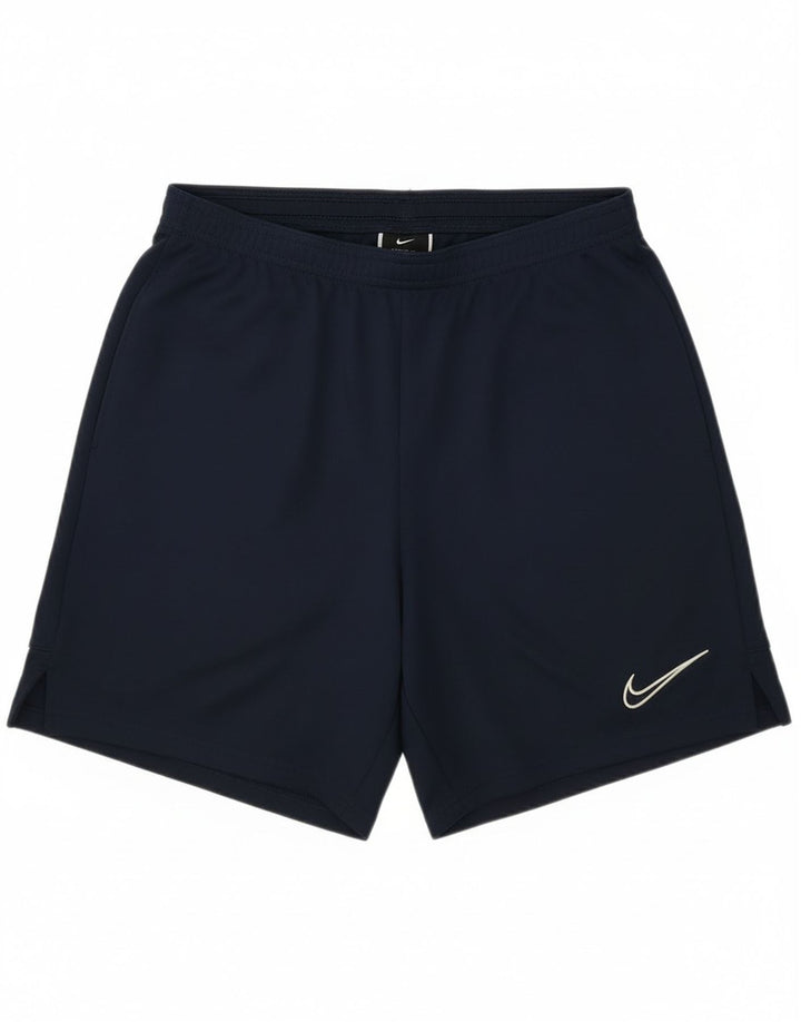 Nike - Pantalones cortos deportivos para hombre, talla pequeña, color azul marino, poliéster
