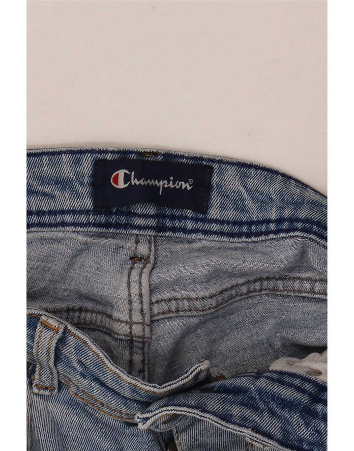 Champion Vaqueros pitillo desgastados para hombre W30 L30 Azul