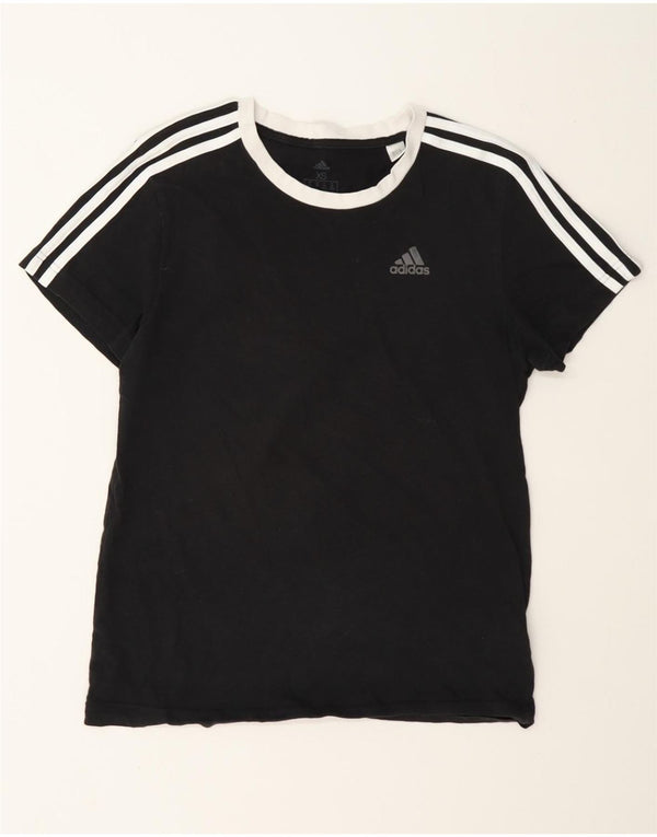 Adidas Camiseta extragrande para mujer UK 4/6 XS Algodón negro