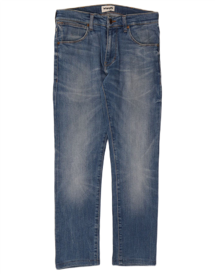 WRANGLER Vaqueros ajustados Larston para mujer W30 L28 Algodón azul