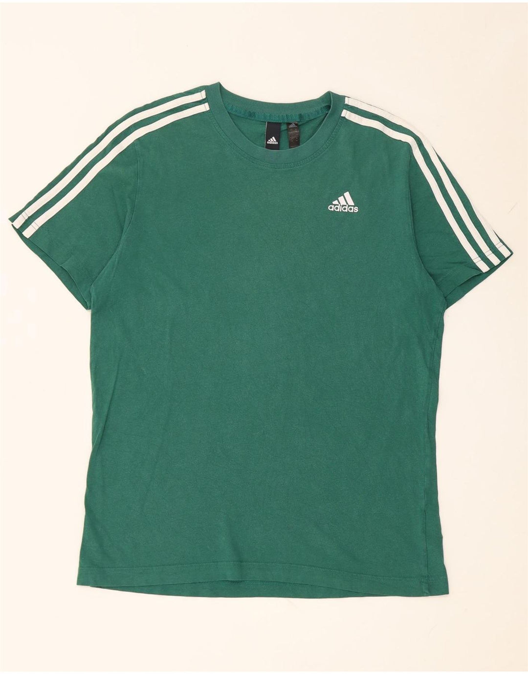 Camiseta Adidas Hombre Top Medium Verde Algodón