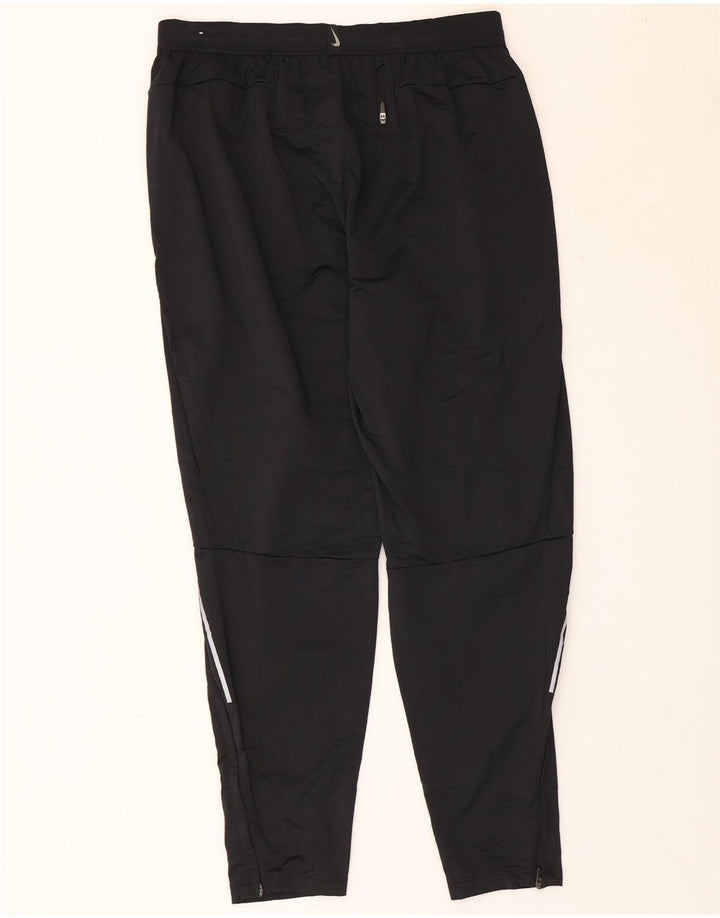 NIKE Pantalón deportivo Dri Fit para hombre, talla grande, poliéster negro
