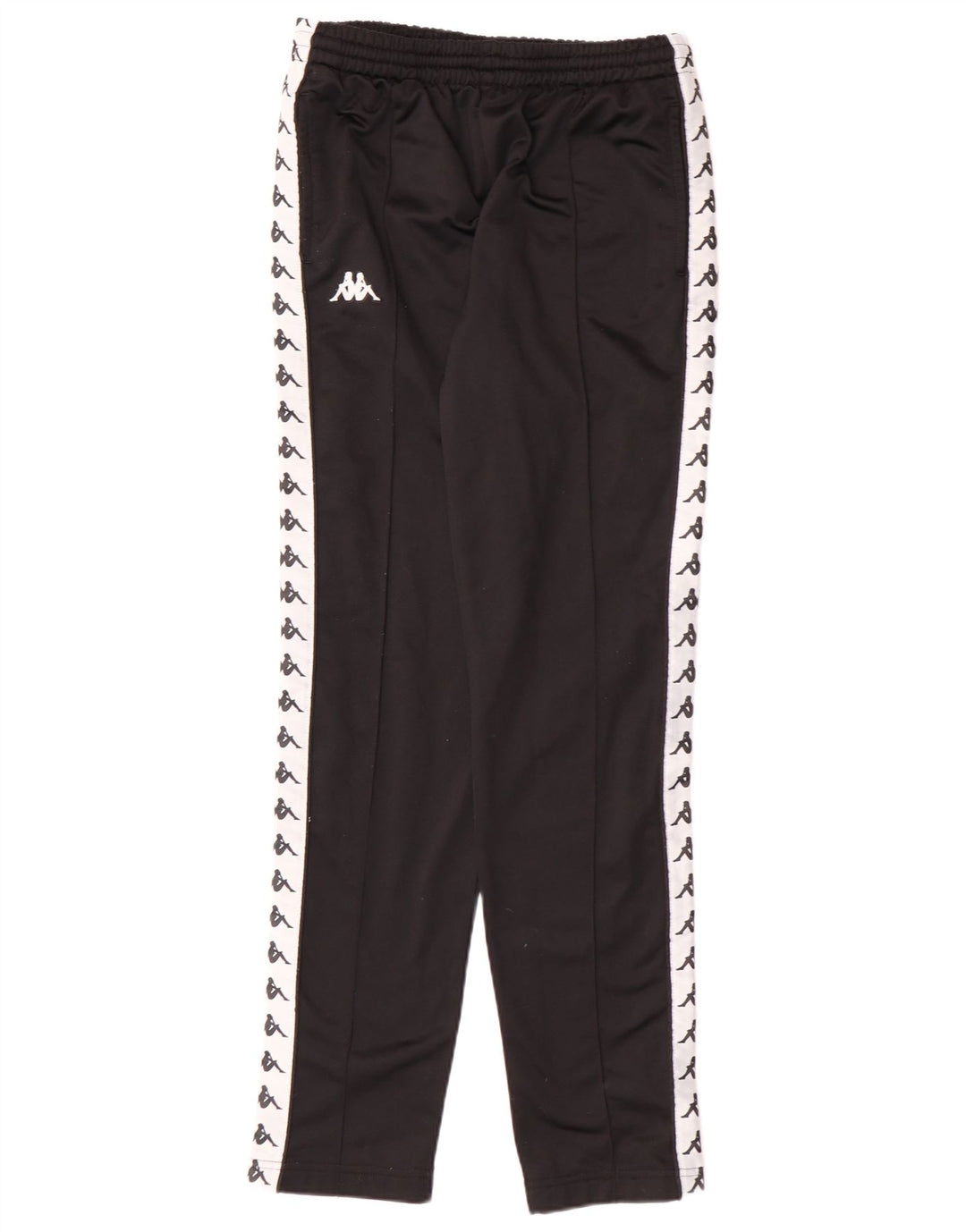 Kappa Chándal completo gráfico para mujer UK 10 Small Black Colourblock